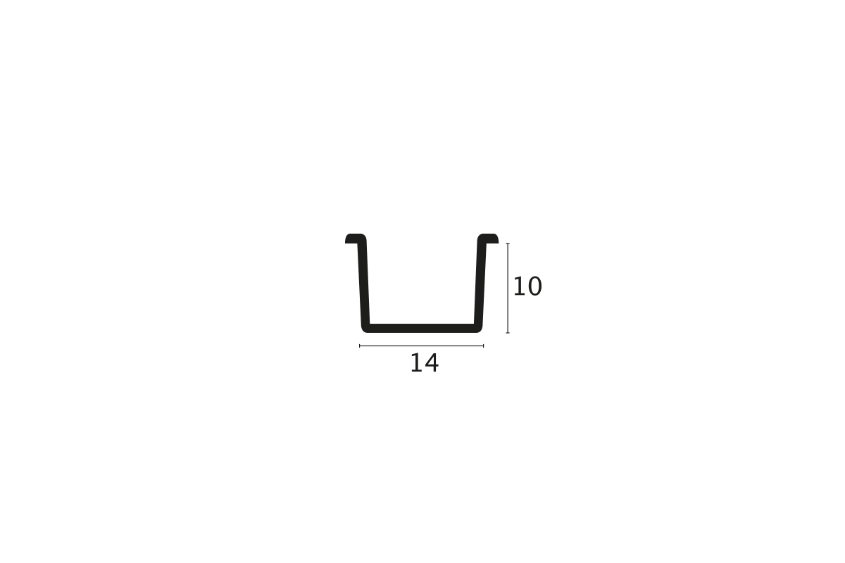 Guida per fresata 14,5 mm