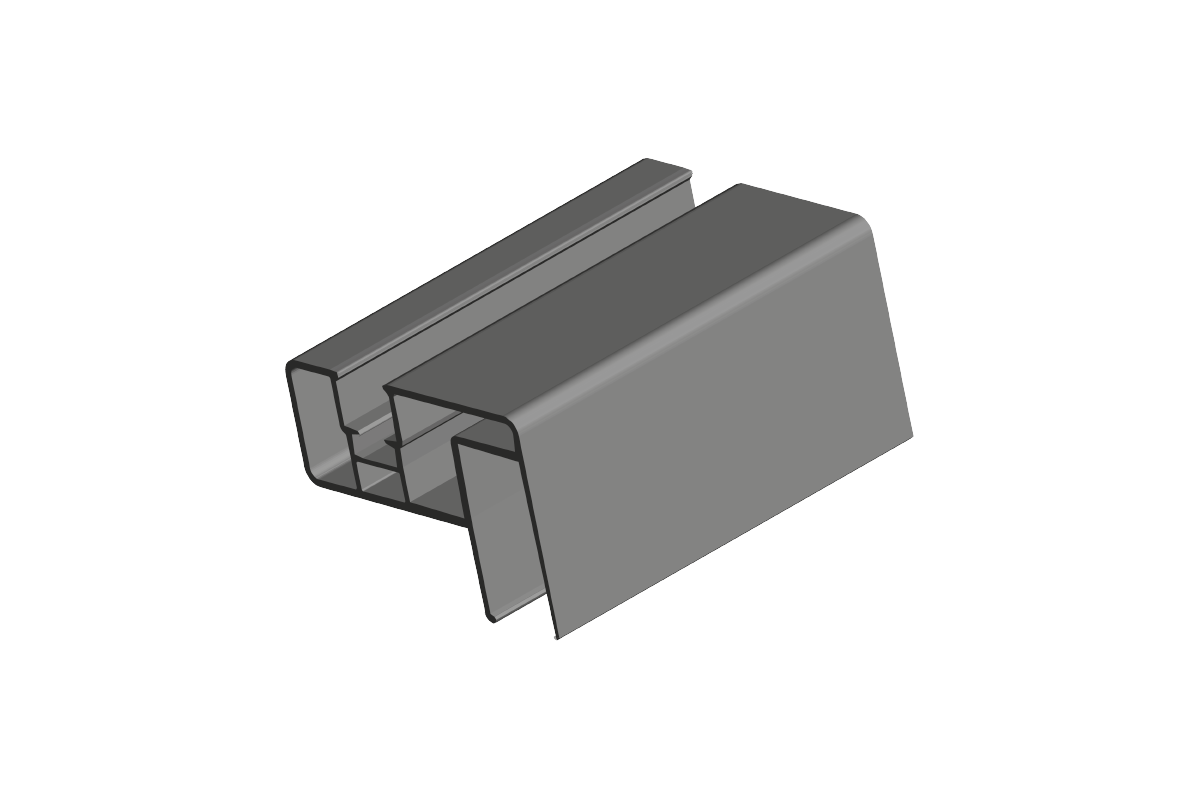 Profilo superiore porta LED