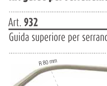 Kit guide per serrandina appesa
