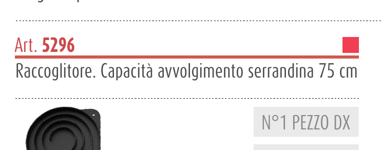Kit guide per serrandina